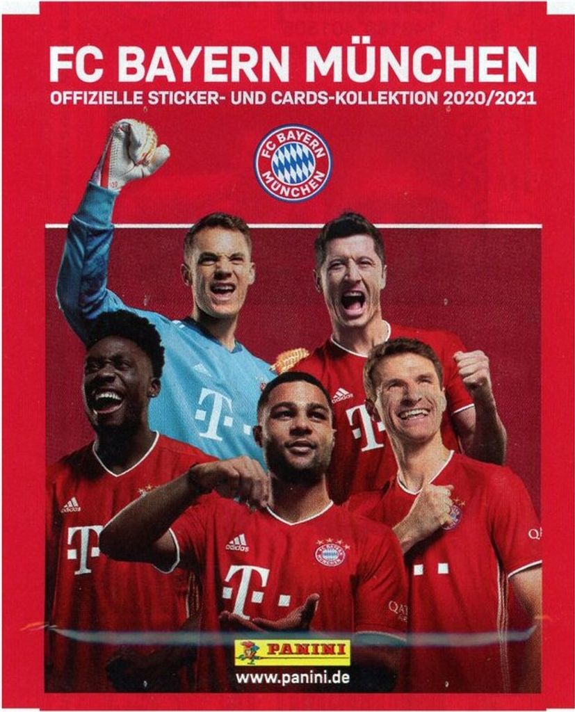 Panini - FC Bayern München - Sticker- und Cards-Kollektion 2020/2021 - 1 Tüte