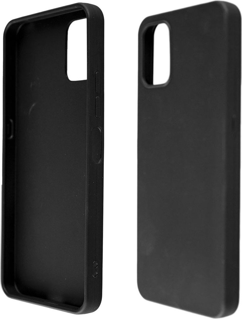 caseroxx Schutz-Hülle TPU-Hülle kompatibel mit UMIDIGI A11, Gummi Handy Tasche schwarz