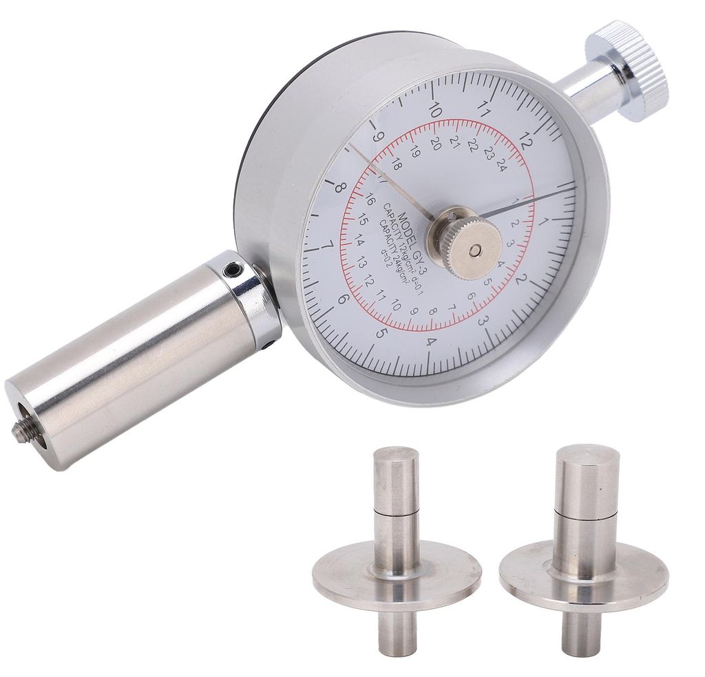 GY-3 Tragbarer Fruchthärtetester Penetrometer Sklerometer mit Dual-Pointer-Zifferblatt