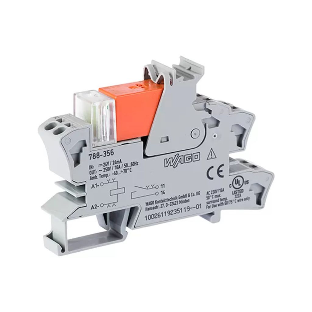 Wago 788-356, Grau, IP20, 24 V, 46,8 g, -40 - 70 °C