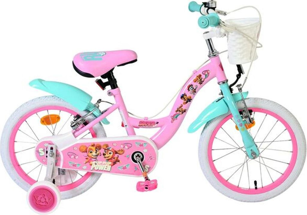 Paw Patrol Kinderfahrrad - Mädchen - 16 Zoll - Rosa - Zwei Produktbild 