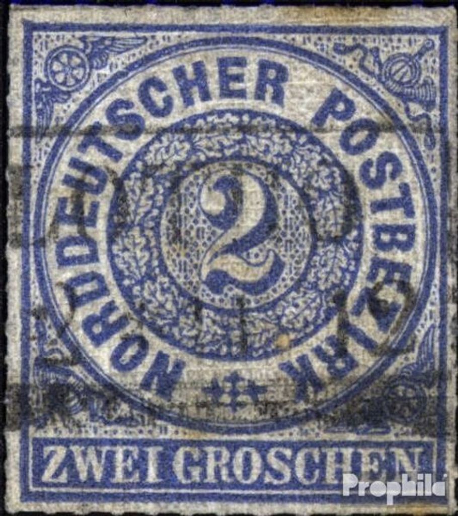Briefmarken Norddeutscher Postbezirk 1868 Mi 5 Pracht gestempelt Groschenwährung