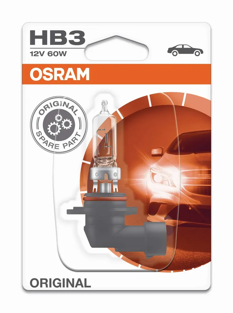 OSRAM ORIGINAL LINE HB3 P20d 12 V/60 W (1er Blister)