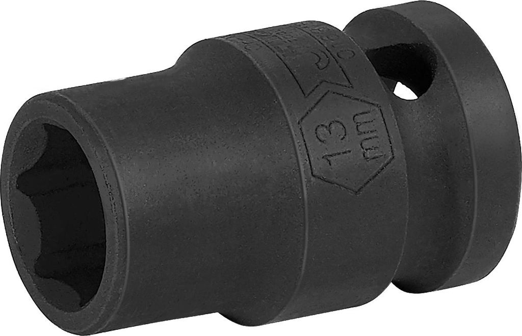 Jetech 1/2 Zoll Antrieb 13mm Schlagmuttern-Steckschlš¹ssel, aus Chrom-Molybd?n-Stahl (Cr-Mo), w?rmebehandelt, 6-Kant, Metrisch | Profi-Werkzeug f...