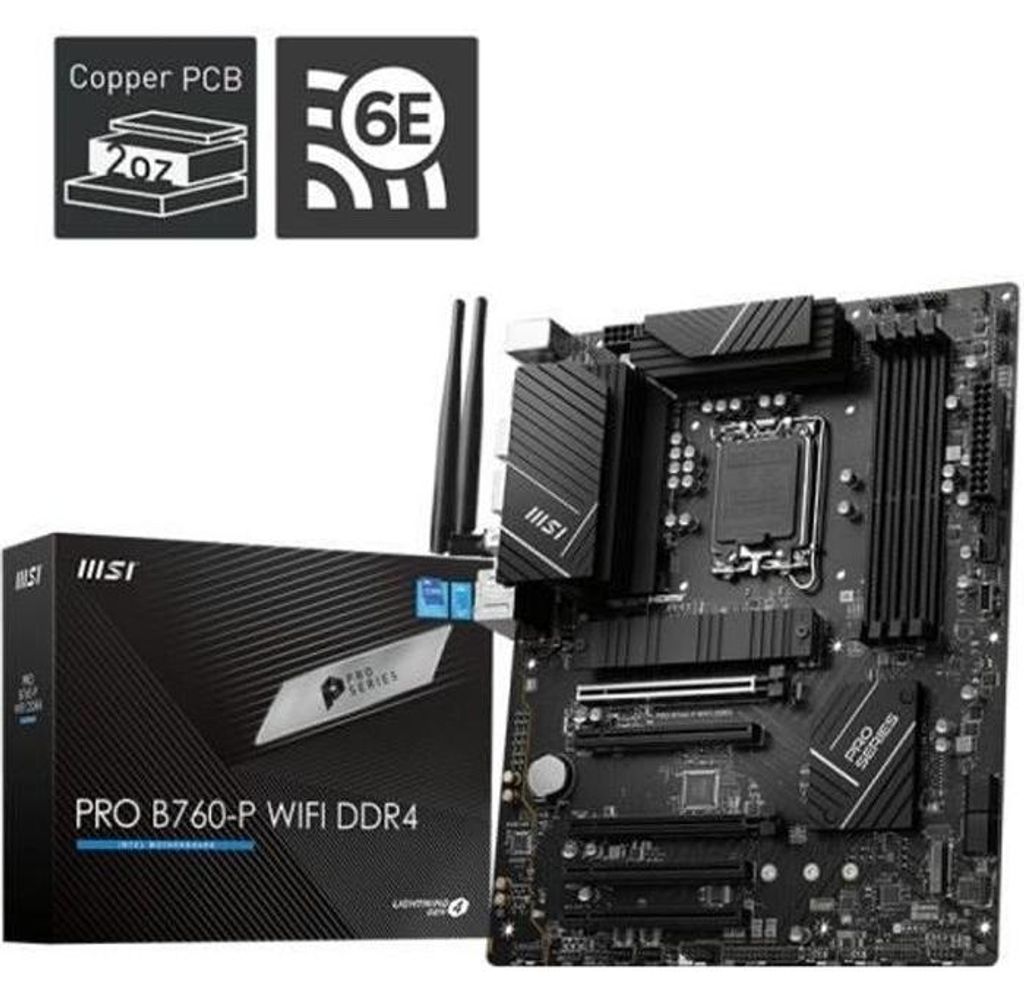 MSI - Motherboard - B760 GAMING PLUS WIFI DDR5 Immagine del prodotto 