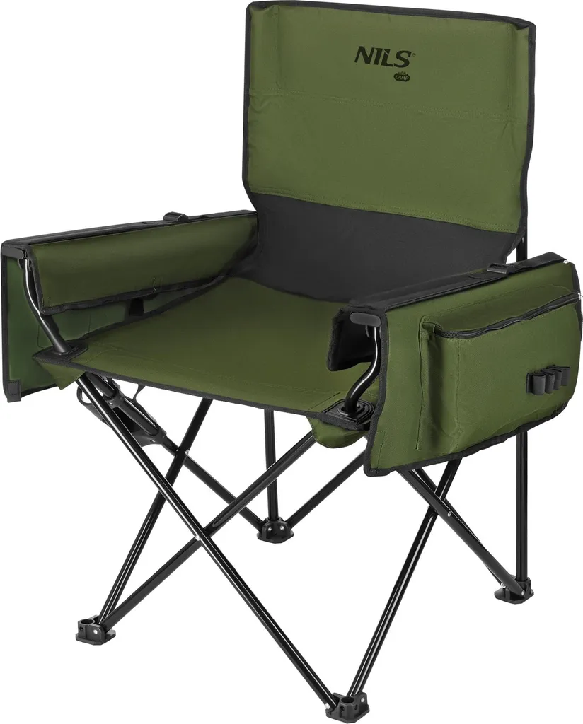 Chaise de camping pliante Nils Camp Nc3703, tabouret de trek vert