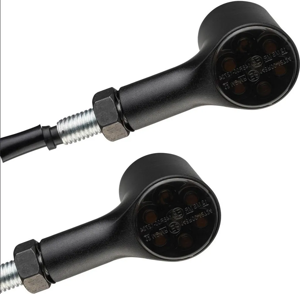 Area1 Indicatori Di Direzione A LED Per Moto E Scooter, Compatibili Con Piaggio People 50 125 250 300 S, Omologati E, Set Da 2 Pezzi