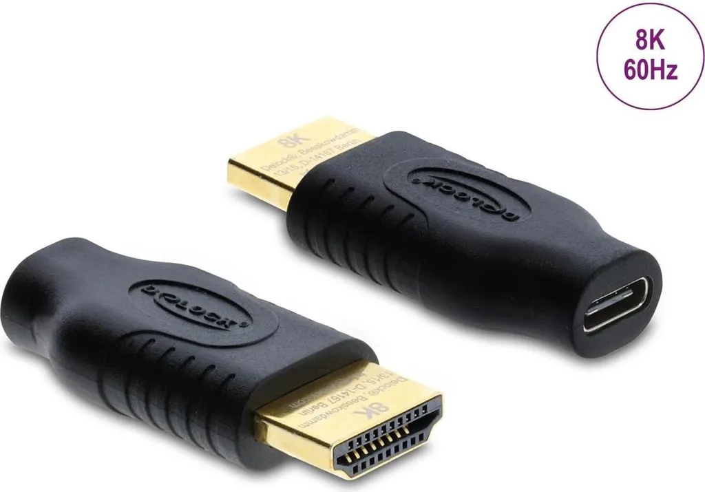 Adaptateur vidéo USB-C HDMI 8K HDR pour Moniteur et TV 4320p Ultra Haute