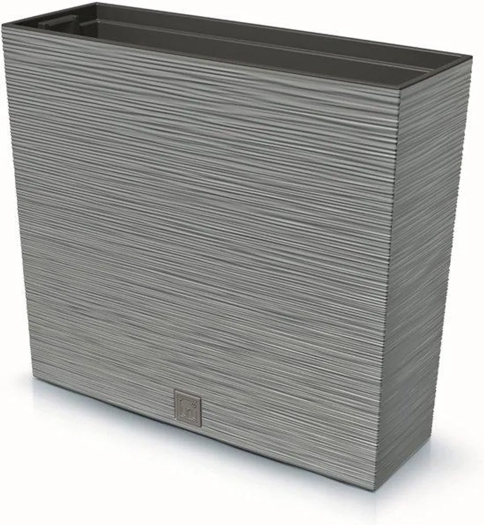 Bac à plantes pour extérieur et intérieur grand pot gris de 58cm