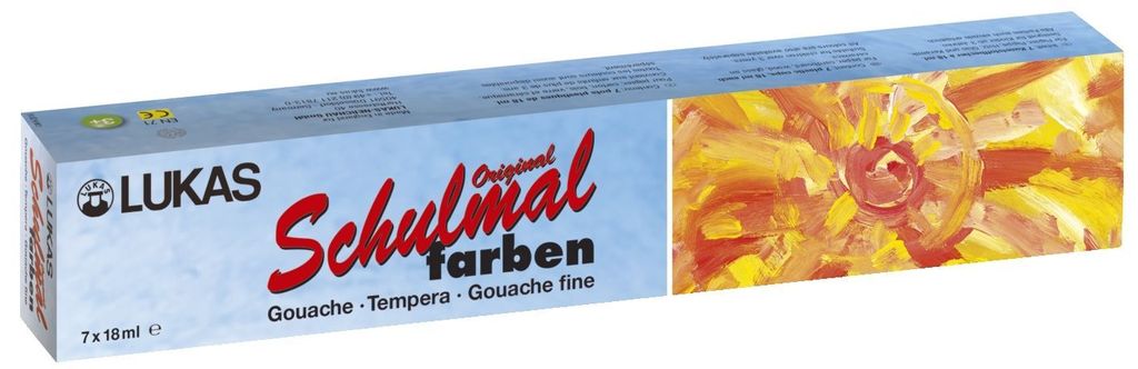 Idena Farby szkolne S7 18ml - Kolory dla kreatywnych dzieci Zdjęcie produktu 
