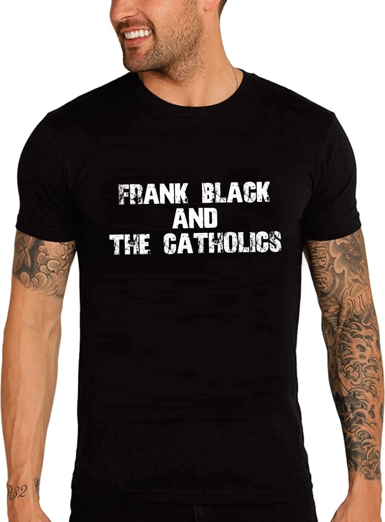 Herren Grafik T-Shirt Frank Black und die Katholiken – Frank Black And The Catholics – Öko-Verantwortlich Vintage Jahrgang Kurzarm Lustige Druck