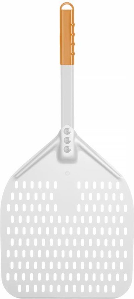 HENDI Pizzaschaufel mit kurzem Griff, quadratisch, perforiert, 300x660mm