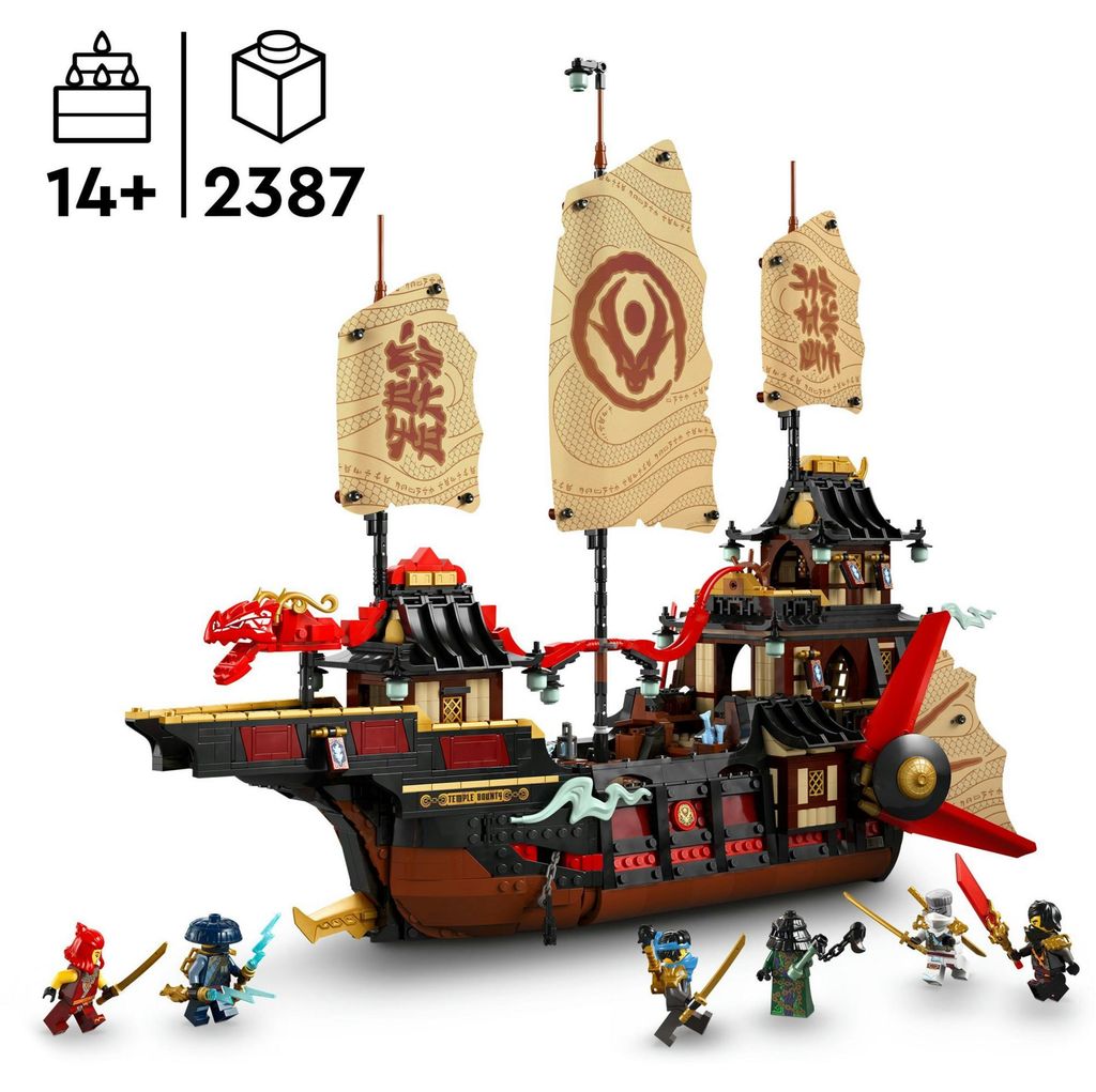 LEGO® NINJAGO® 71848 Chrámový kluzák Obrázek produktu 