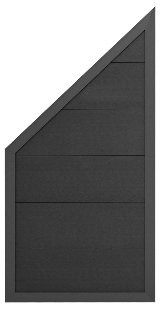 Ligna Gard WPC Zaun Set Fehmarn ca. 90 x 180/90 cm Produktbild 