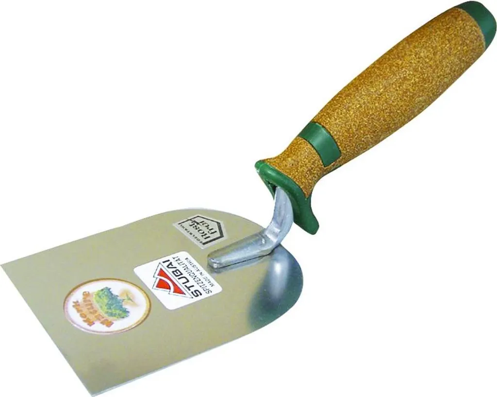 Spatola per intonaco STUBAI serie crimpata in sughero, inossidabile 100 mm