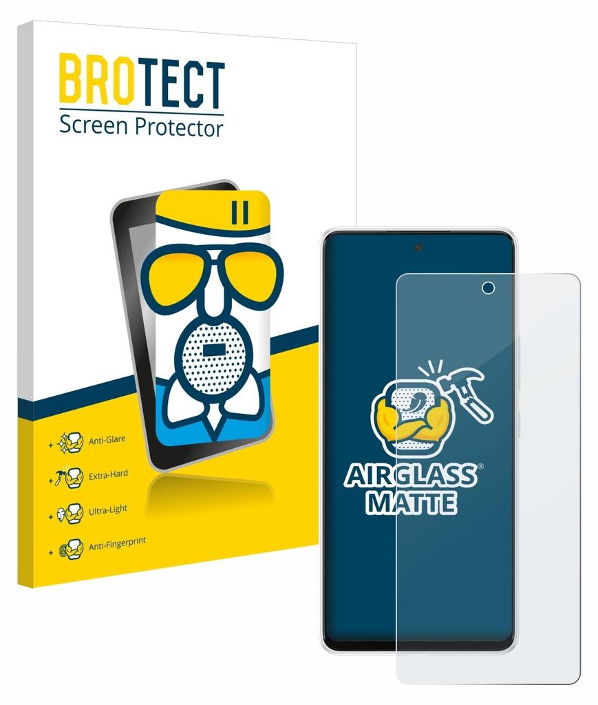 BROTECT Entspiegelungs Schutzglas für Samsung Galaxy A53 5G Schutzfolie Panzer Folie Glas Display Schutz matt