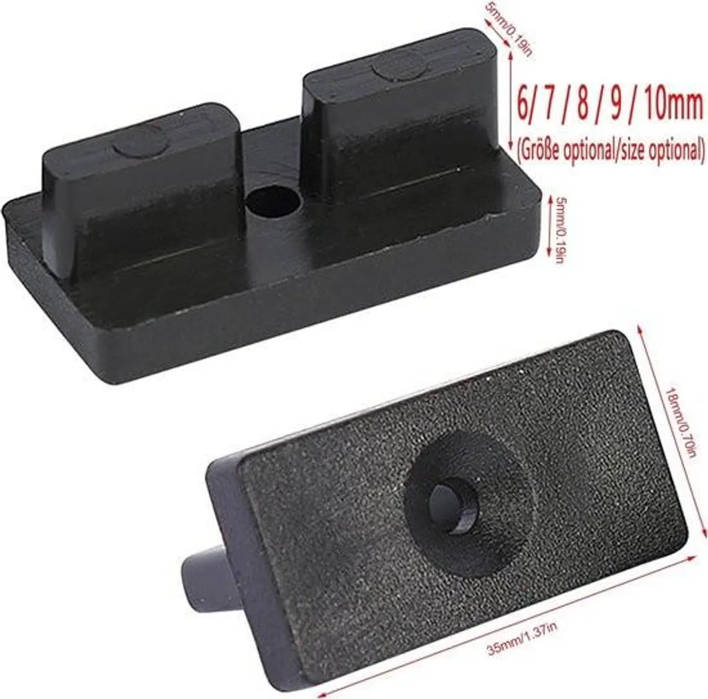 Kit de fixation invisible pour lame de terrasse composite WPC 100 pcs - 4