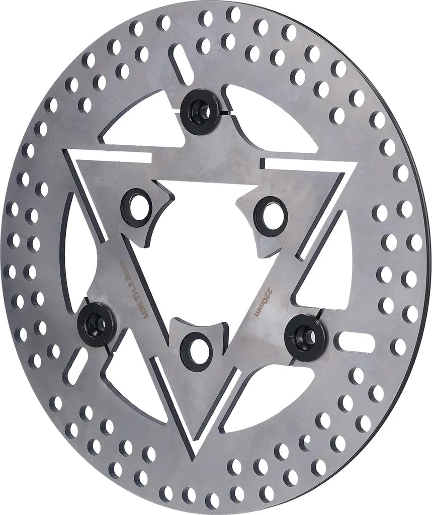 Disque de Frein 220mm Anti-Voilage en Inox pour Moto Type Kawasaki
