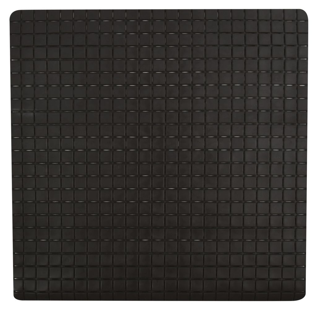 MSV Dusch-/Badeschutzmatte Bad - Gummi - schwarz - 54 x 54 Produktbild 