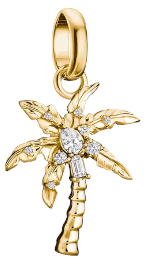 Thomas Sabo CC1354-M01-14 Anhänger Palme Goldfarben Produktbild 