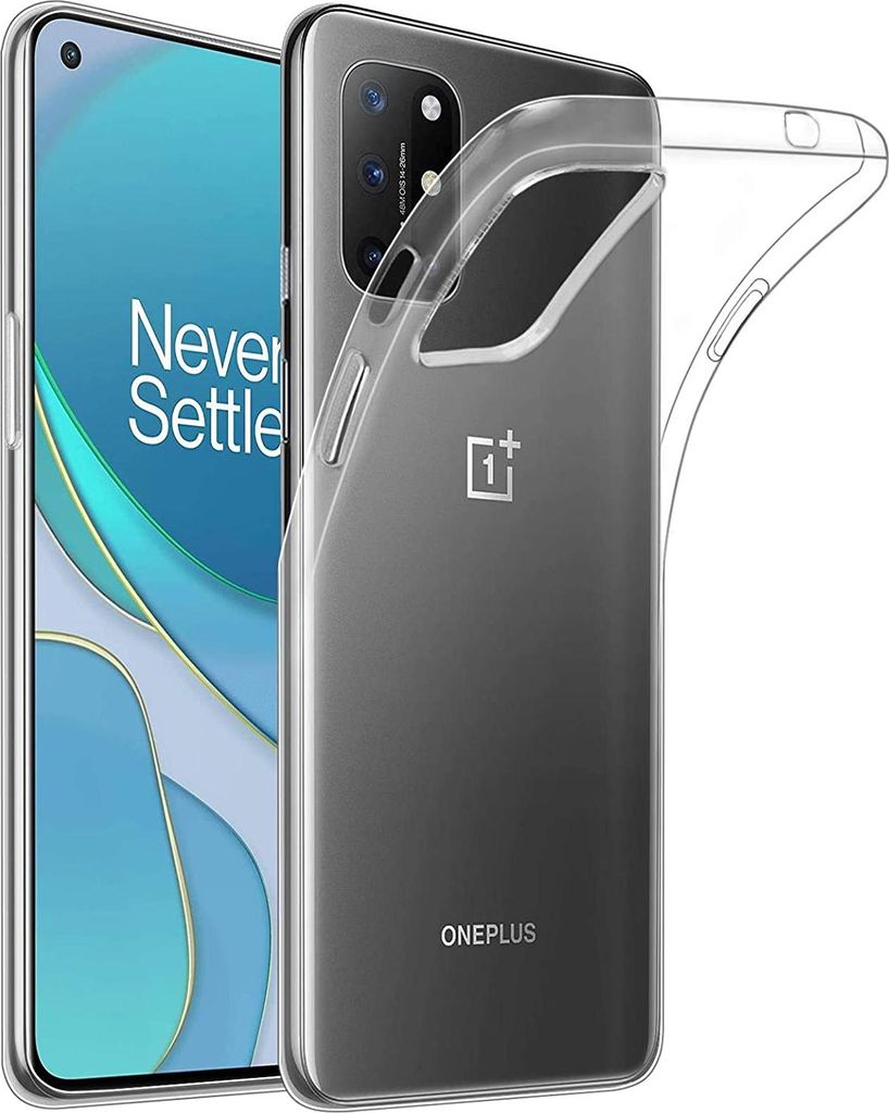Hülle für OnePlus 8T - Transparent Handyhülle Kratzfest Produktbild 