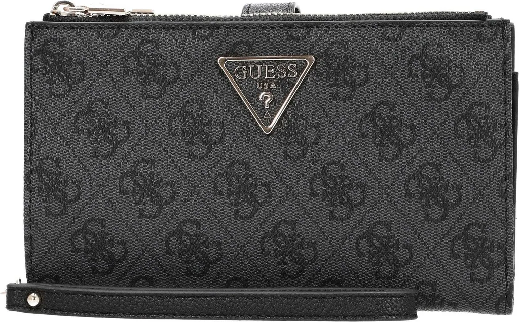 Laurel II SLG Double Zip Organizer - Portefeuille Dark Taupe avec Logo