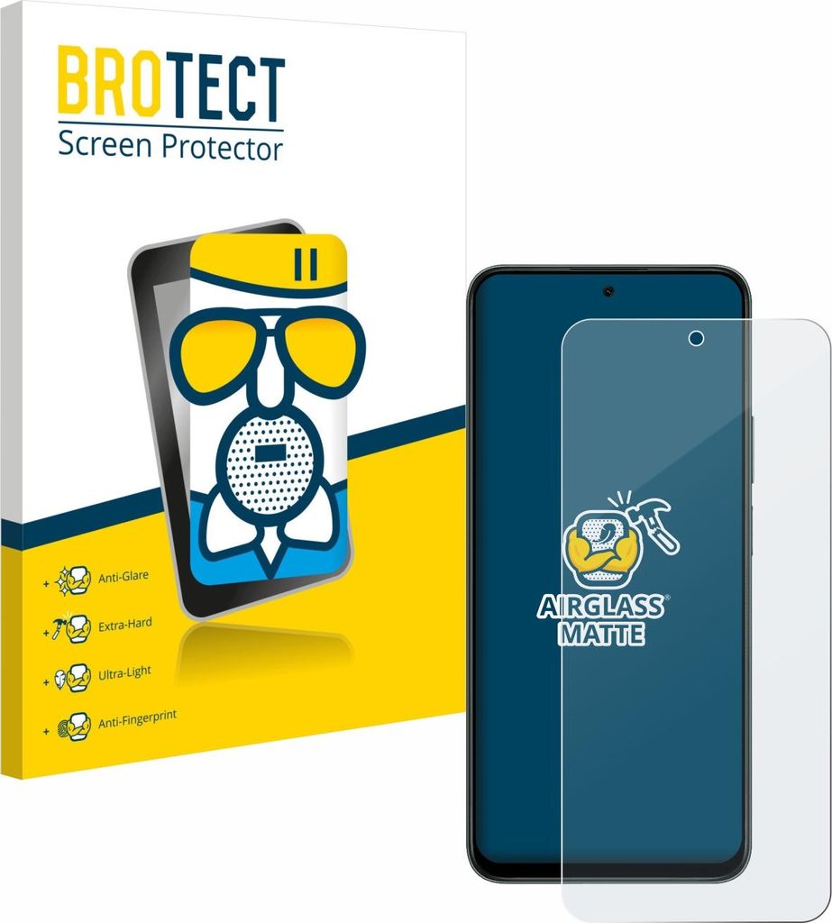 BROTECT Entspiegelungs Schutzglas für Honor X7d 4G Schutzfolie Panzer Folie Glas Display Schutz matt