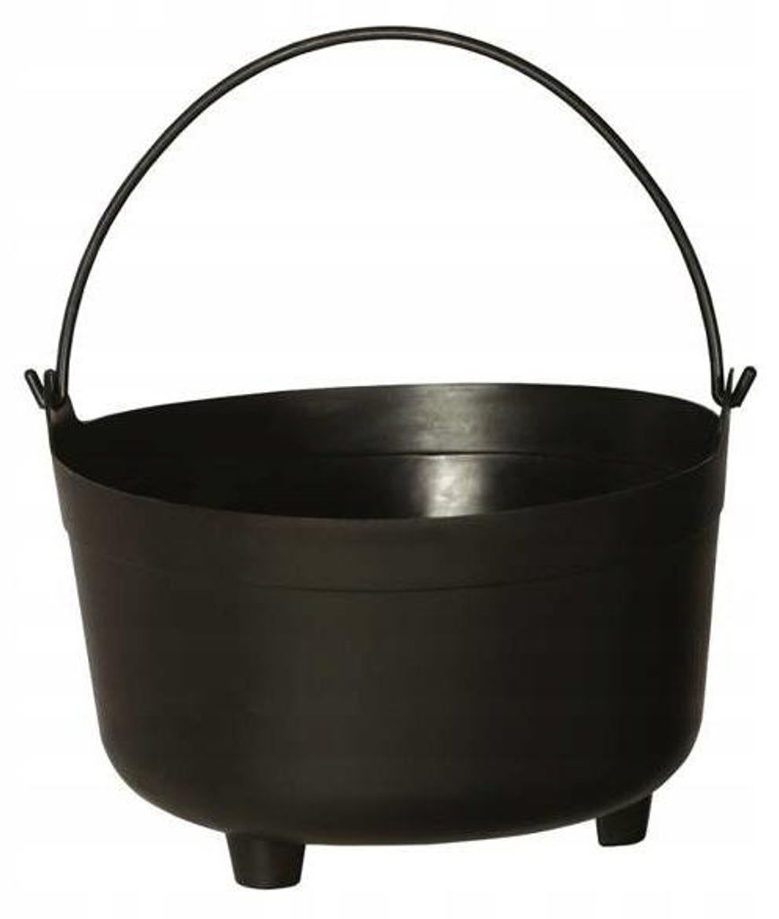 Fiestas Guirca Černý kotlík na sladkosti Halloween 31x18 cm Obrázek produktu 