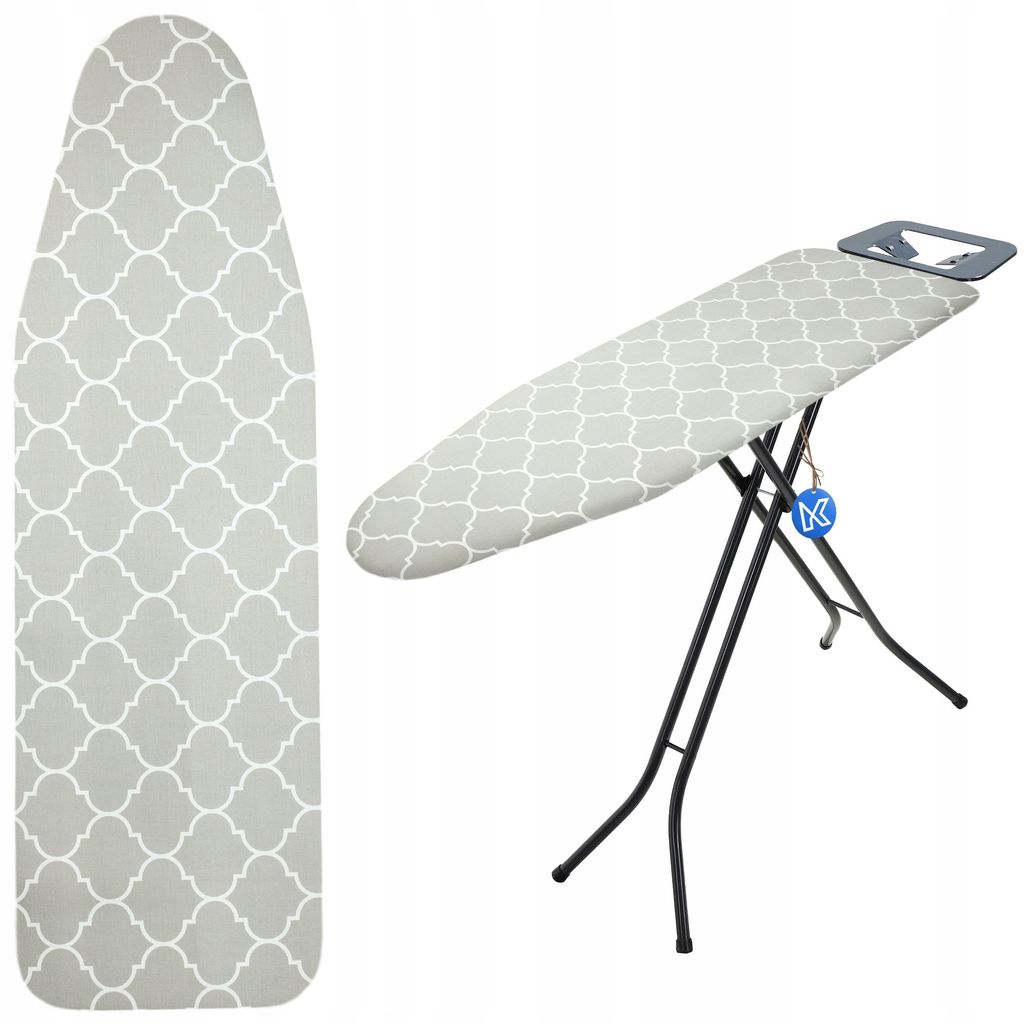 KADAX Brettbezug 132 x 48 cm zum Bügeln, dehnbare Produktbild 