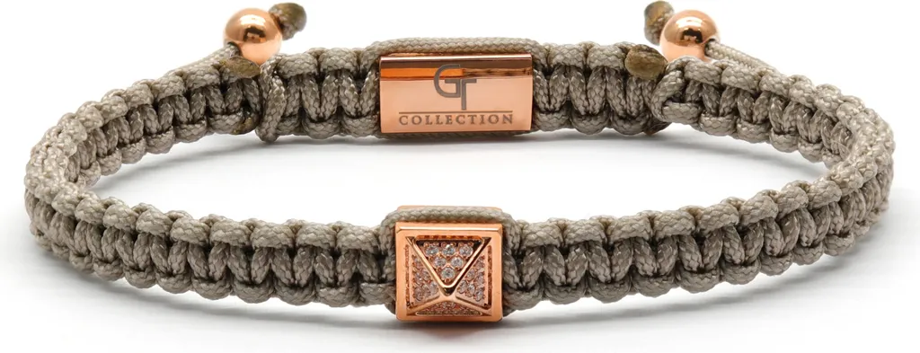 Bracciale Energia Uomo GT Collection | Piramide Acciaio e Zircone