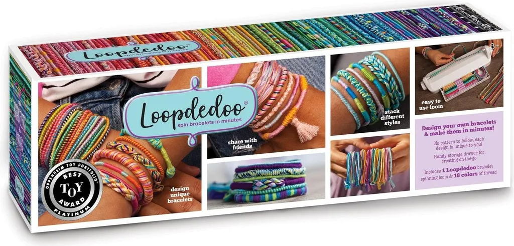 Machine à tisser Loopdedoo : kit création bracelets DIY personnalisés - 6