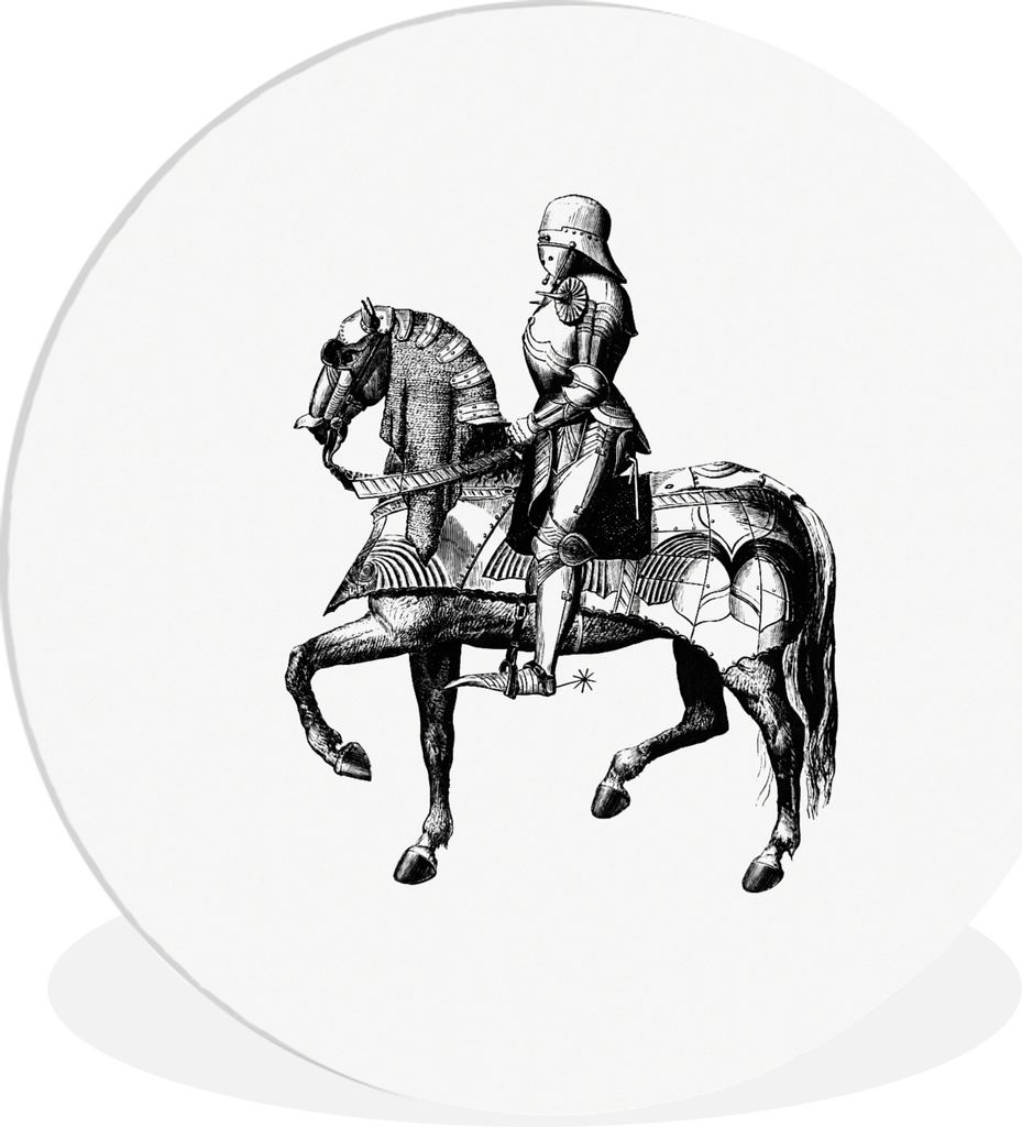 MuchoWow - Wand-Kreis - Wohnzimmer - Bild - Runde - Wanddeko - Dibond - Kunstdrucke