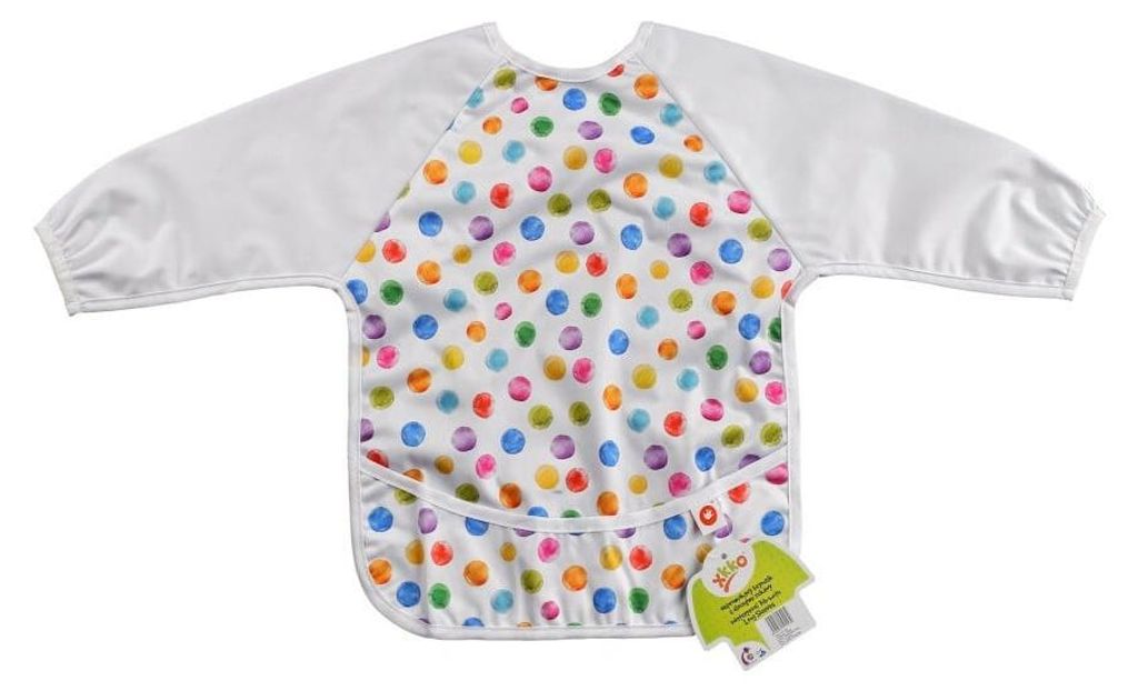 XKKO Podbradník s rukávmi - Watercolour Polka Dots, 1ks Obrázok produktu 