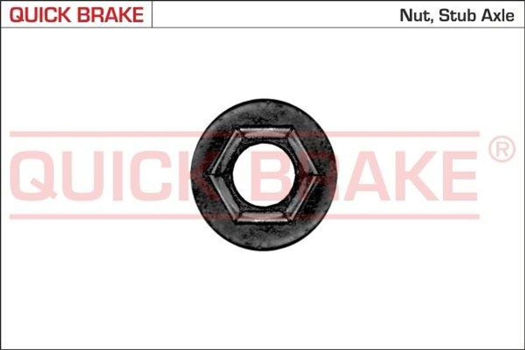 QUICK BRAKE Sicherungsmutter 9813 für FORD Fiesta Mk5 Schrägheck (JH1, JD1, JH3, JD3)