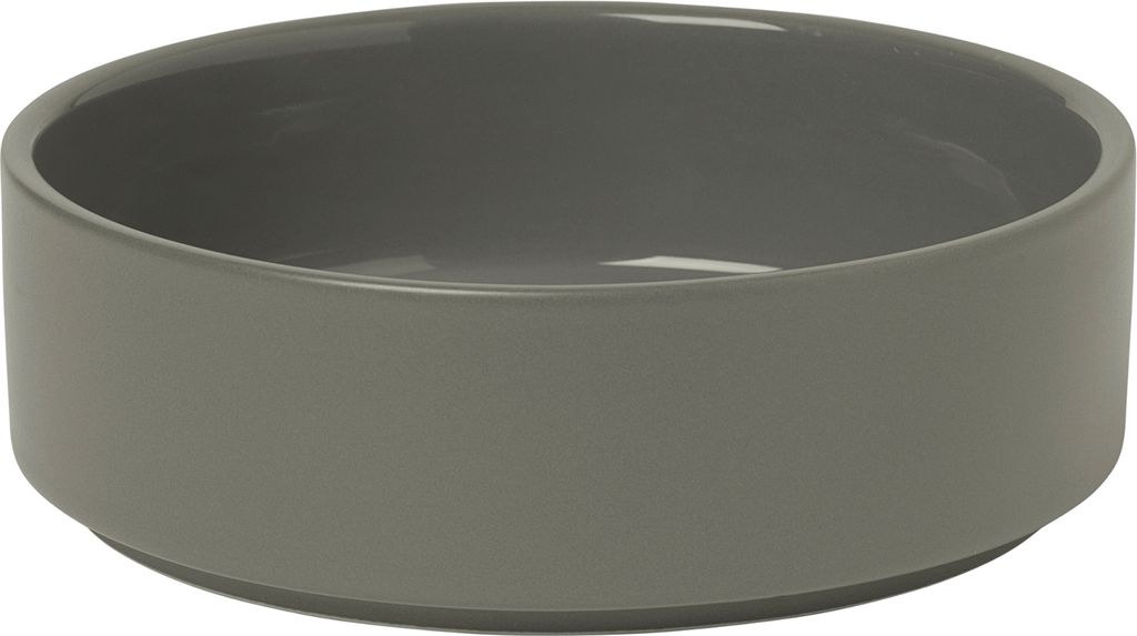 Blomus Pilar Schale, Schälchen, Schüssel, Bowl, Geschirr, Keramik, Pewter, 14 cm, 63979