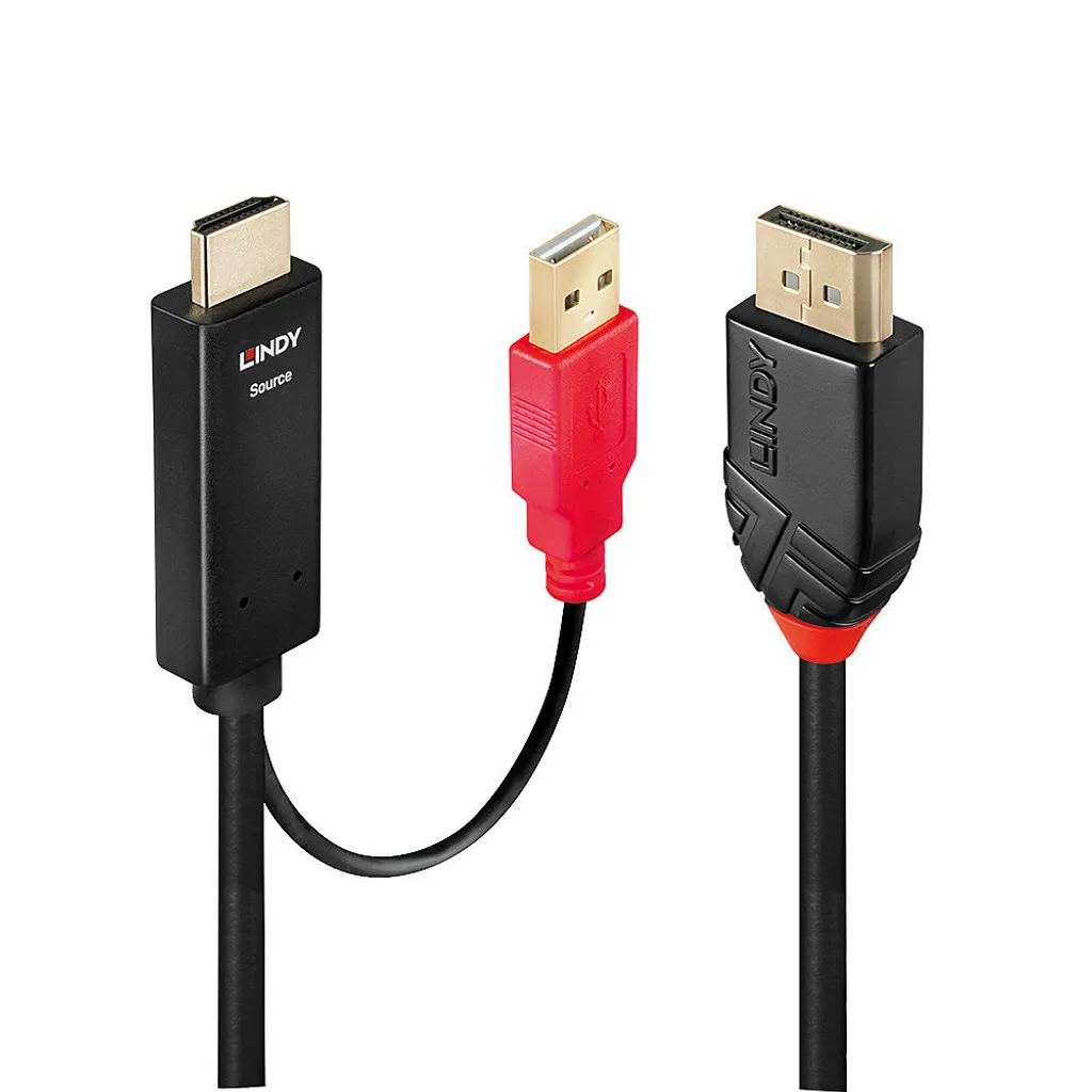 Adattatore HDMI a DisplayPort Lindy 41424: Video 4K su ogni Monitor