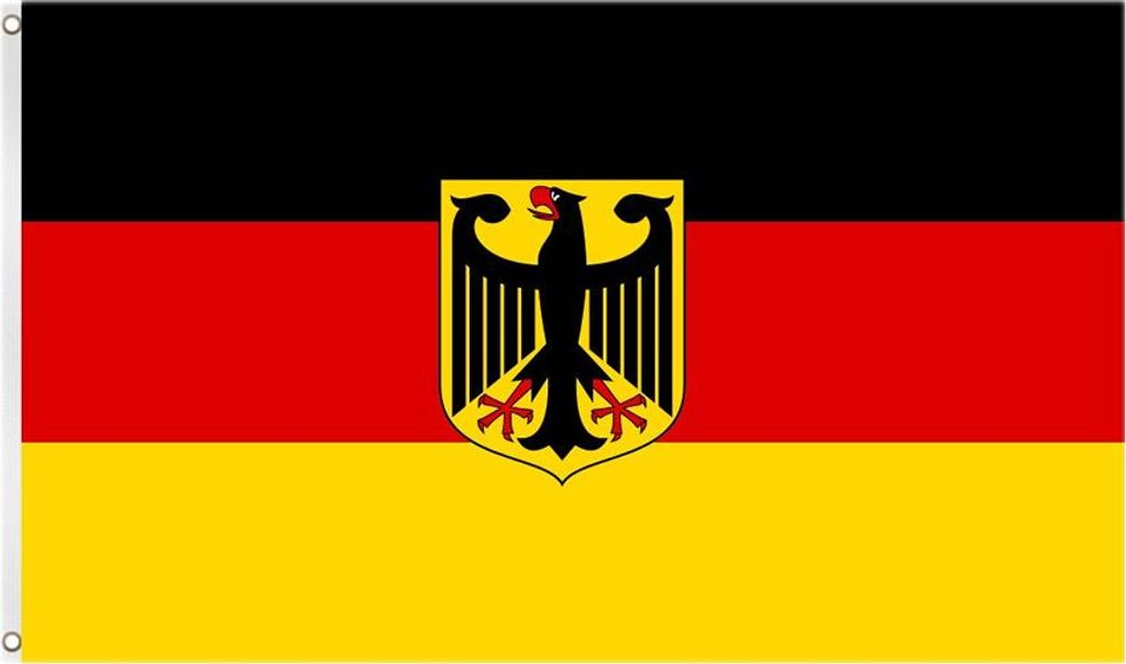 Deutschland Fahne mit Adler 90 x 150cm Produktbild 