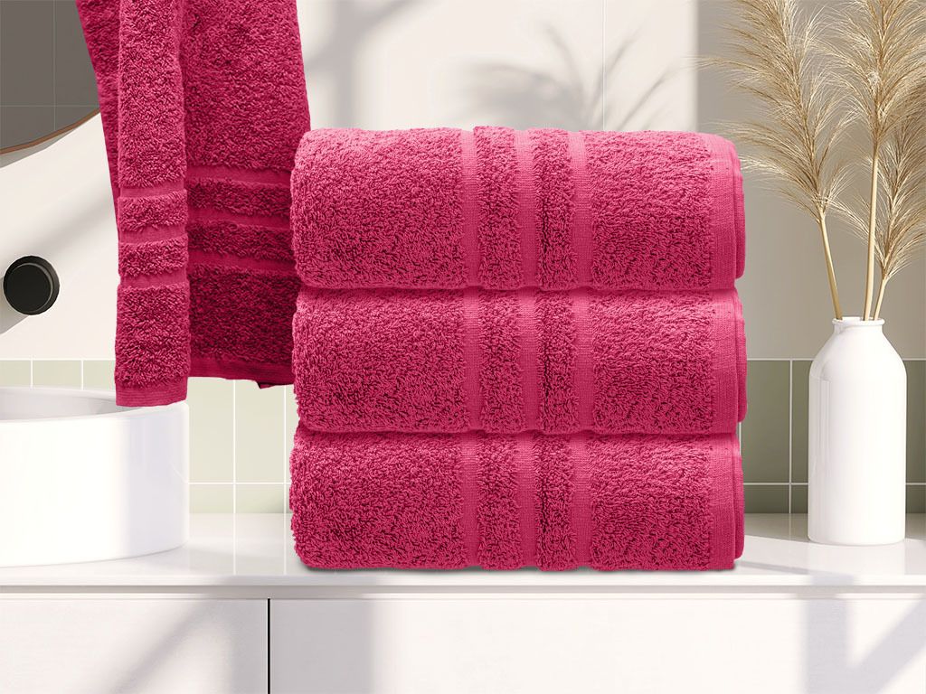 Handtuch Comfort 50 x 100 cm purpur, 100% Baumwolle