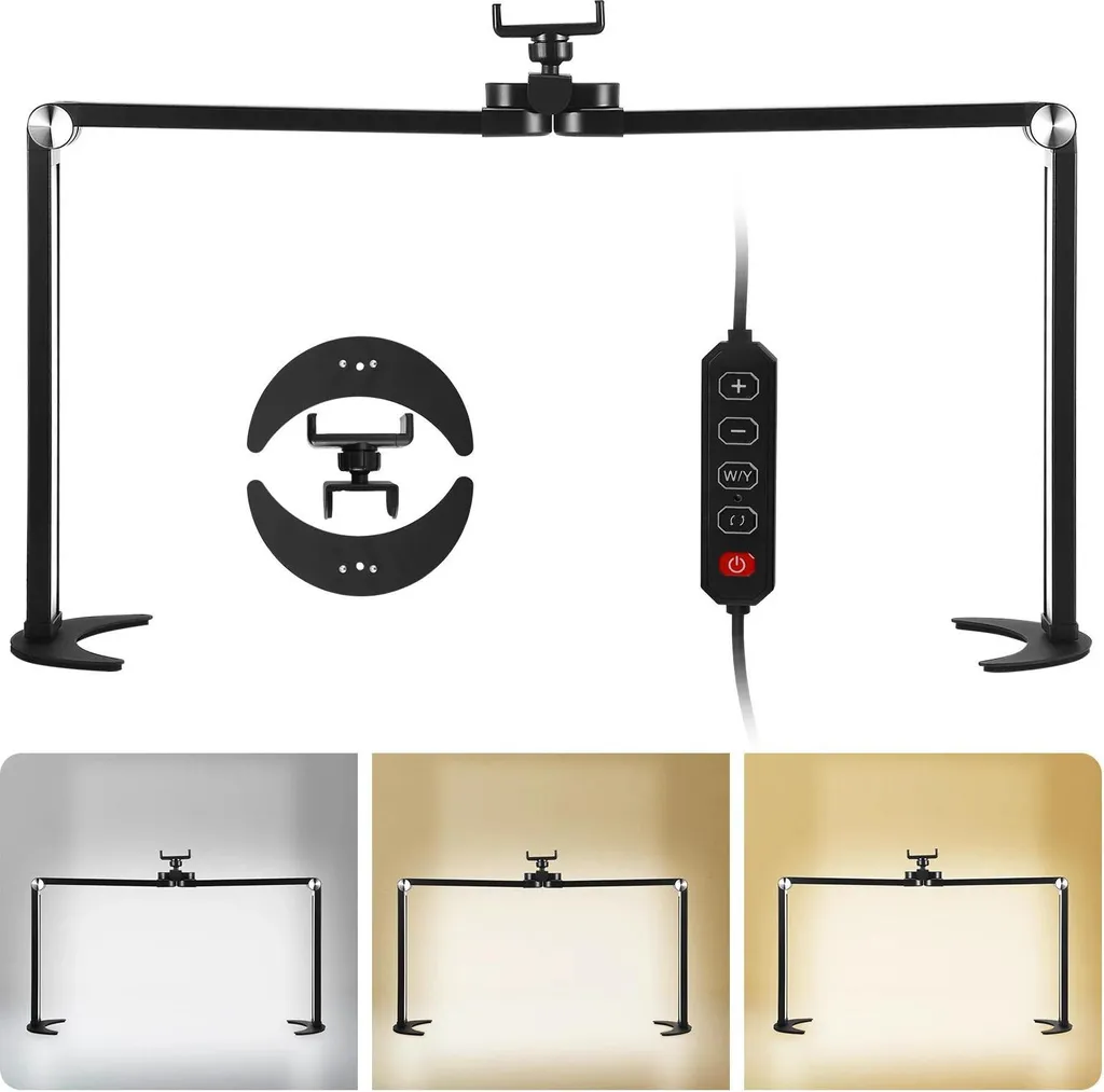 Lampe pour les ongles pliable et autoportante avec flux 82000 lumens
