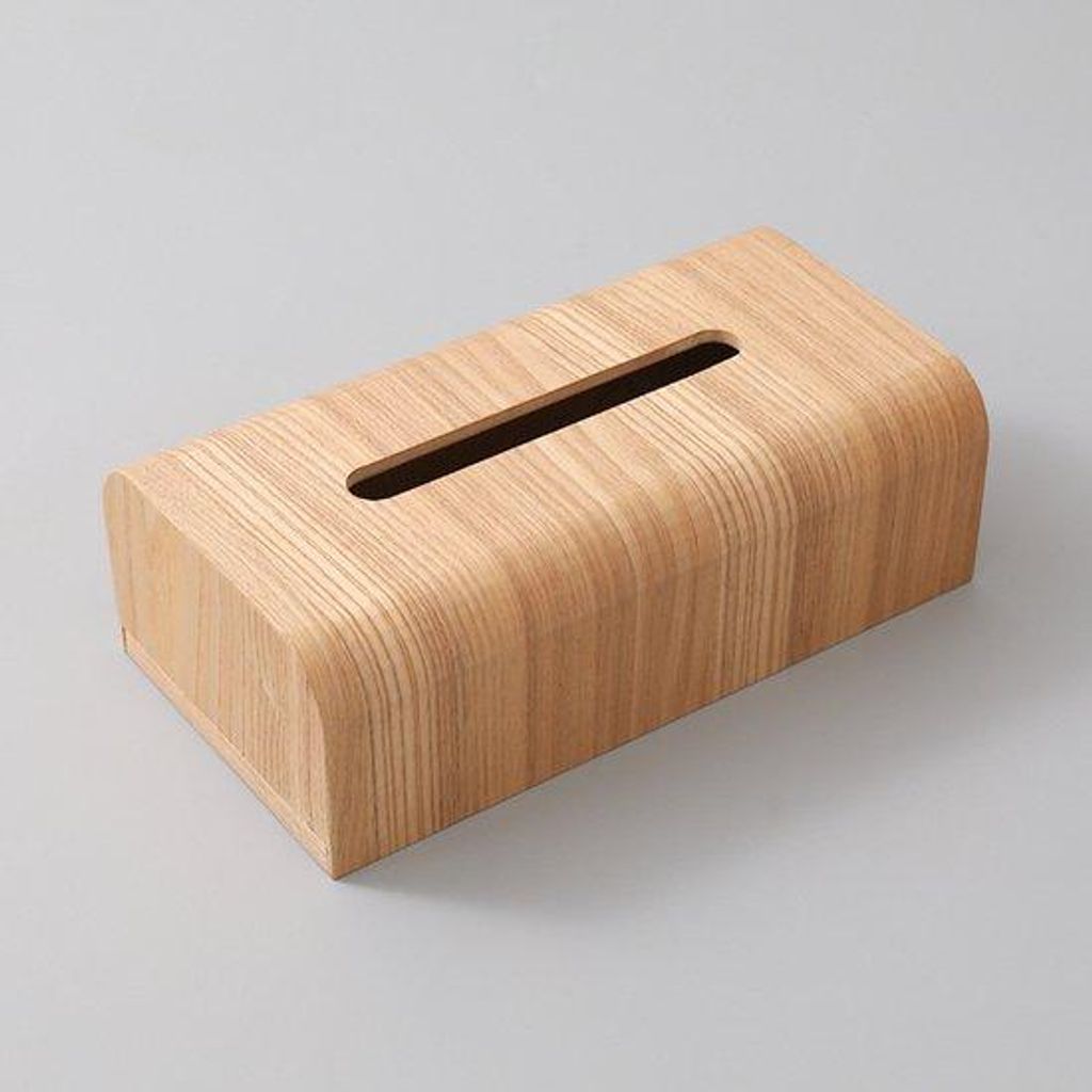 Massivholz-Tissue-Box | Dauerhafter Dispenser in skandinavischem Design | Eiche
