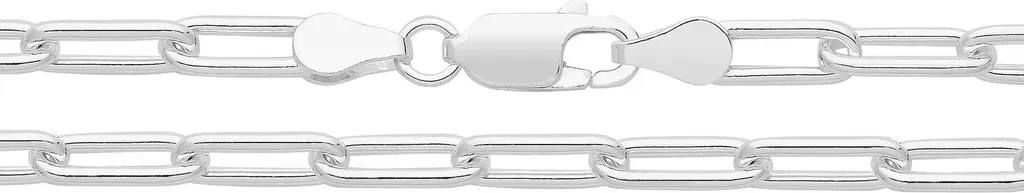 Chaine Femme Paperclip Argent Fin 925 - 41cm x 3.9mm - Modèle TRS36596L16
