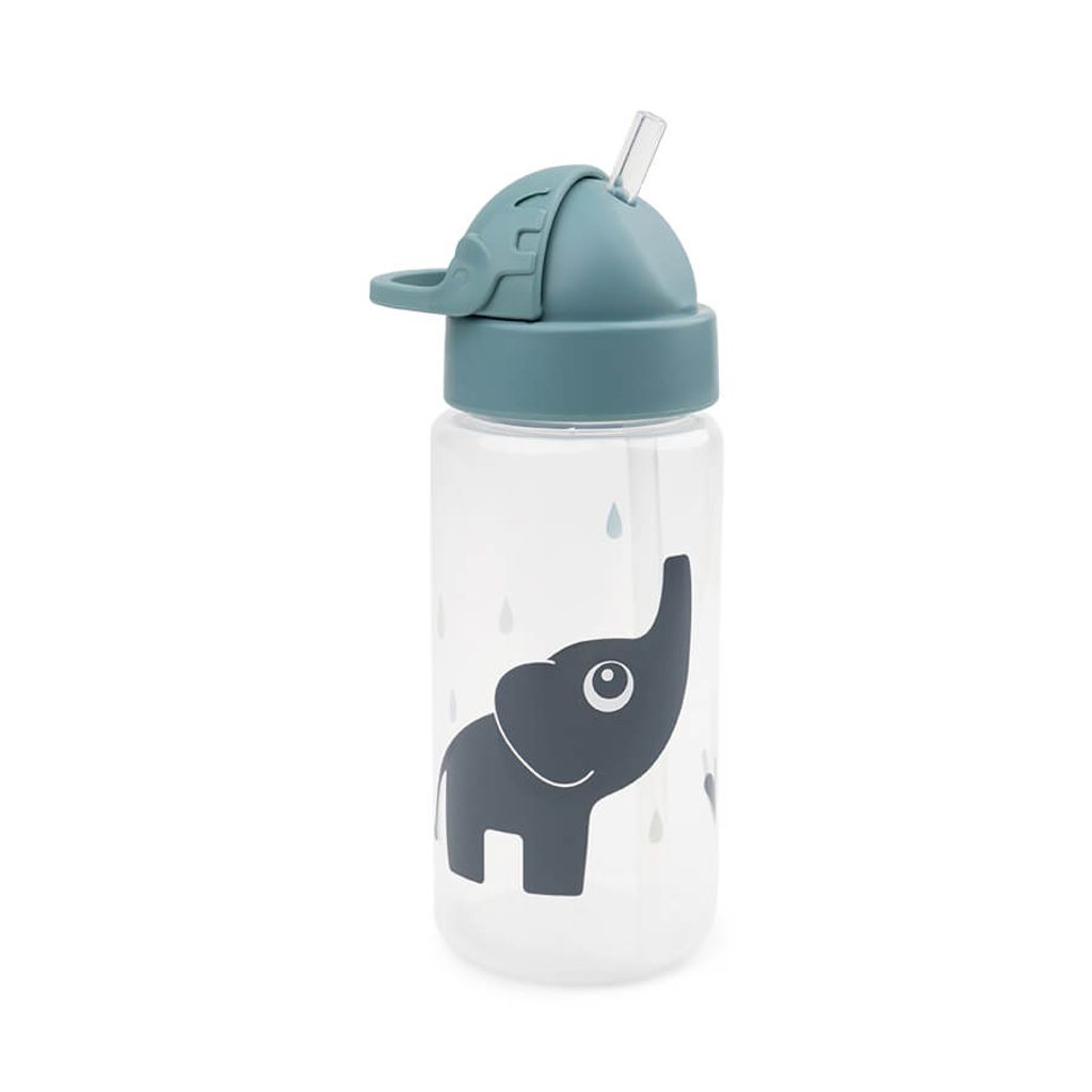 Done by Deer Strohbecher Elphee Blau, 350ml