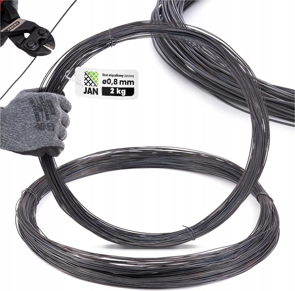 Fil à lier - 0,8 Mm - Recuit - 625 M - 2,5 Kg Image du produit 