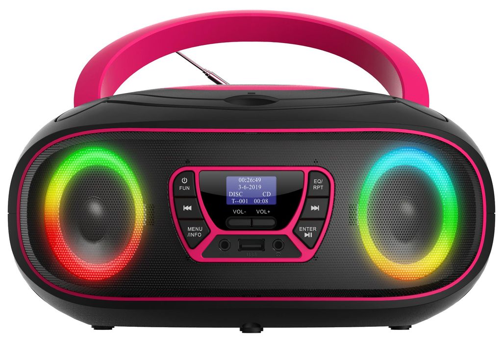 Inter Sales TDB-212P CD-radio met DAB+, DAB, FM, AUX, USB, Productafbeelding 