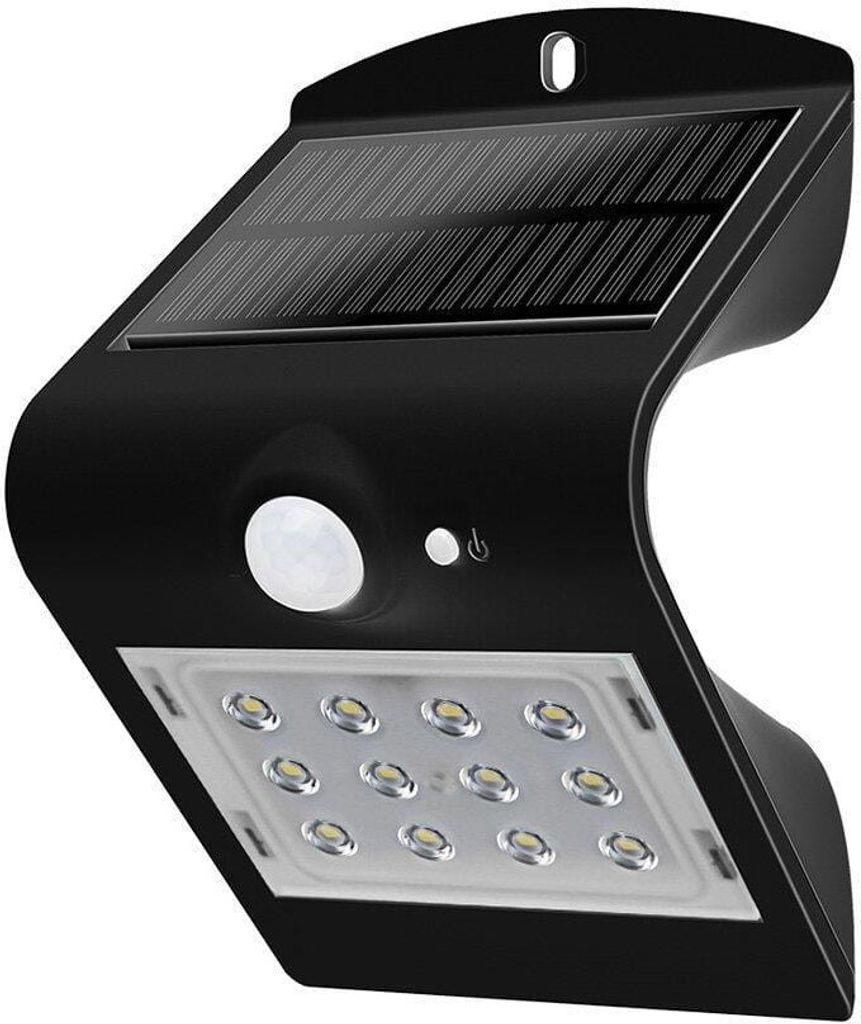 V-TAC Applique LED solare VT 767-2 (8277) con sensore, Immagine del prodotto 