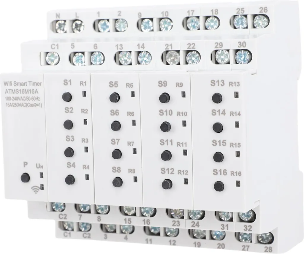 Module Interrupteur Connecté 16 Canaux WiFi pour Domotique de Maison Pro