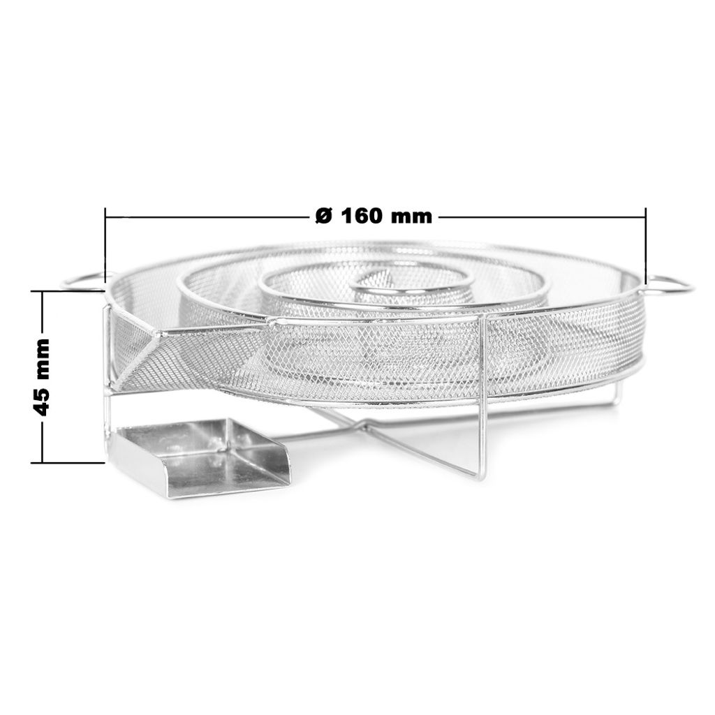 Wiltec BBQ Räucherschnecke aus Edelstahl 16x4,5cm, Produktbild 9