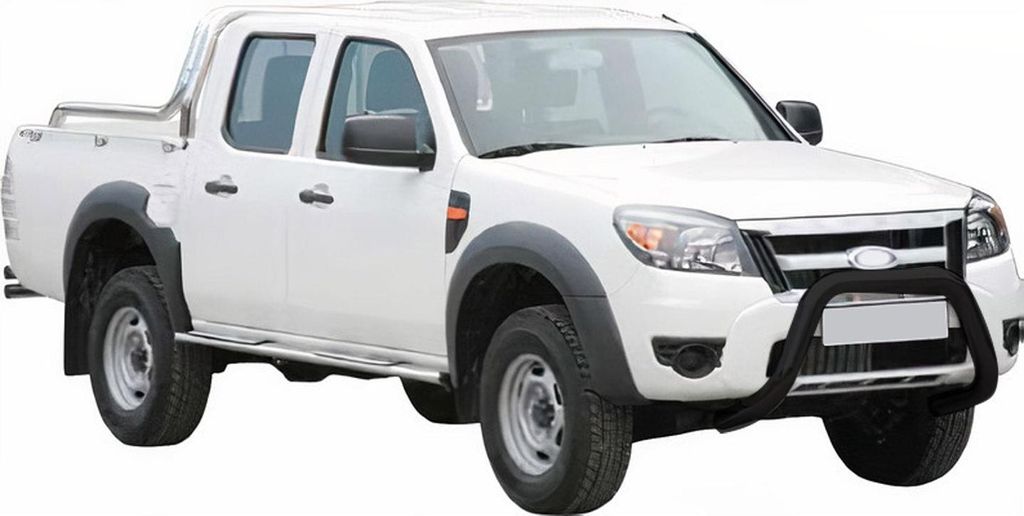 Frontbügel Frontschutzbügel für Ford Ranger 2009-2011 ø76mm Stahl Schwarz Schutz