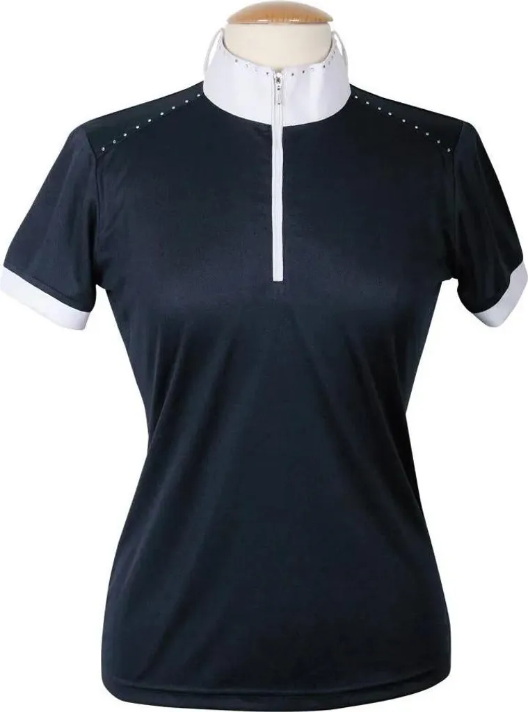 T-shirt sport équestre femme bleu Harry's Horse Brighton M anti-transpirant
