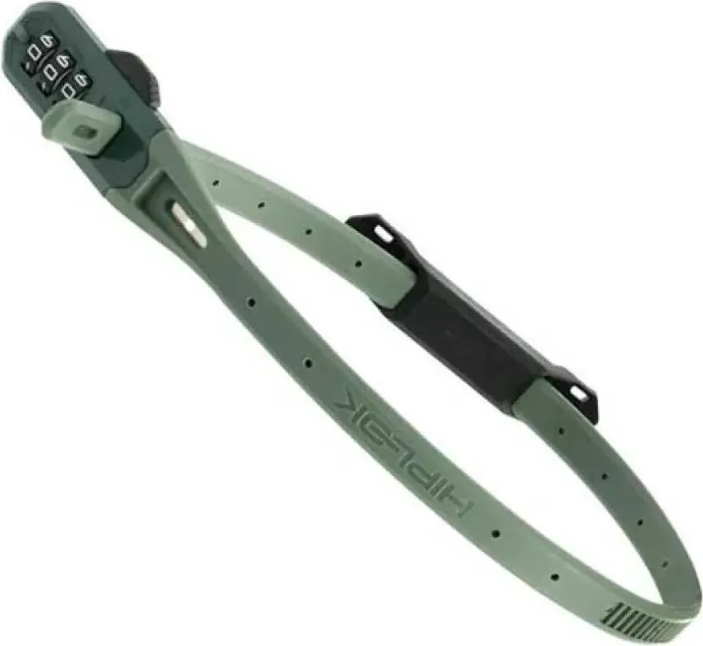 Hiplok Z Lok Antivol Collier Acier à Combinaison 3 Chiffres Vert Fluo